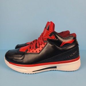 Li-Ning Way Of Wade 2 Black Red White ABAH017-4 Mens Size 13